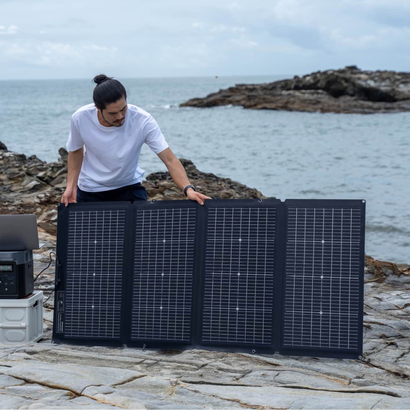 EcoFlow 220 W Bifaziales Solarpanel (Empfohlenes Zubehör) - Image 5