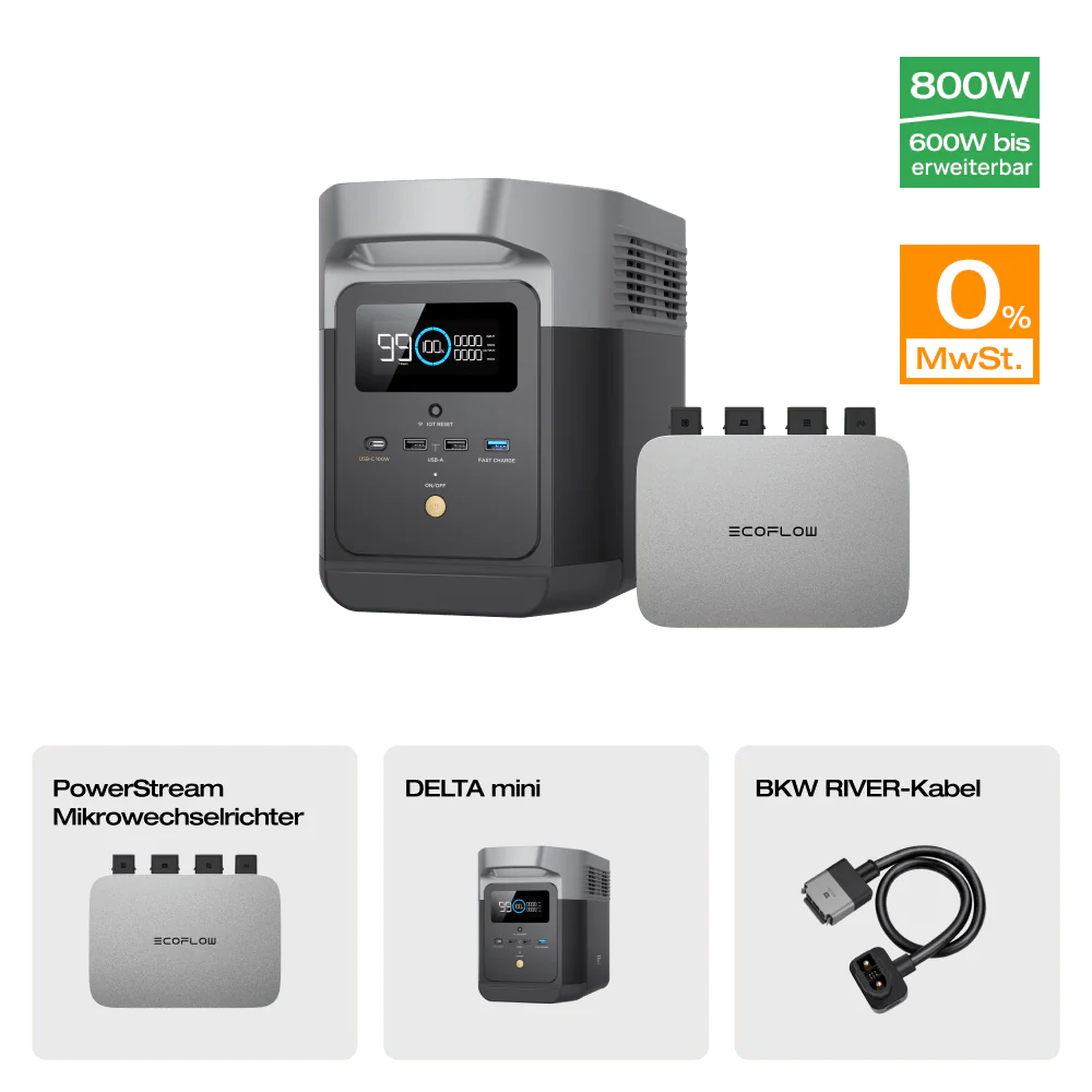 EcoFlow DELTA mini Tragbare Powerstation (Generalüberholt) - Image 7