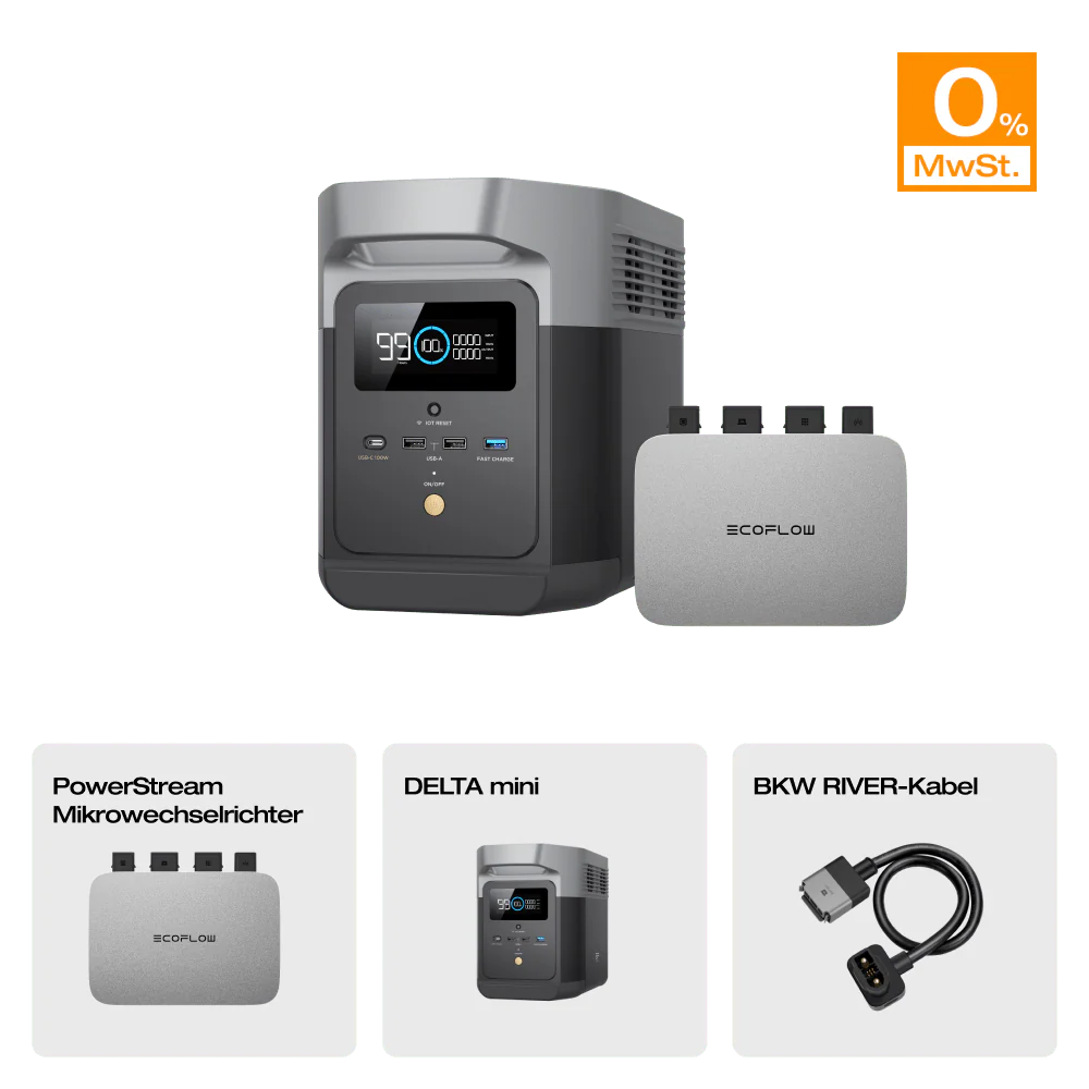 EcoFlow DELTA mini Tragbare Powerstation (Generalüberholt) - Image 9