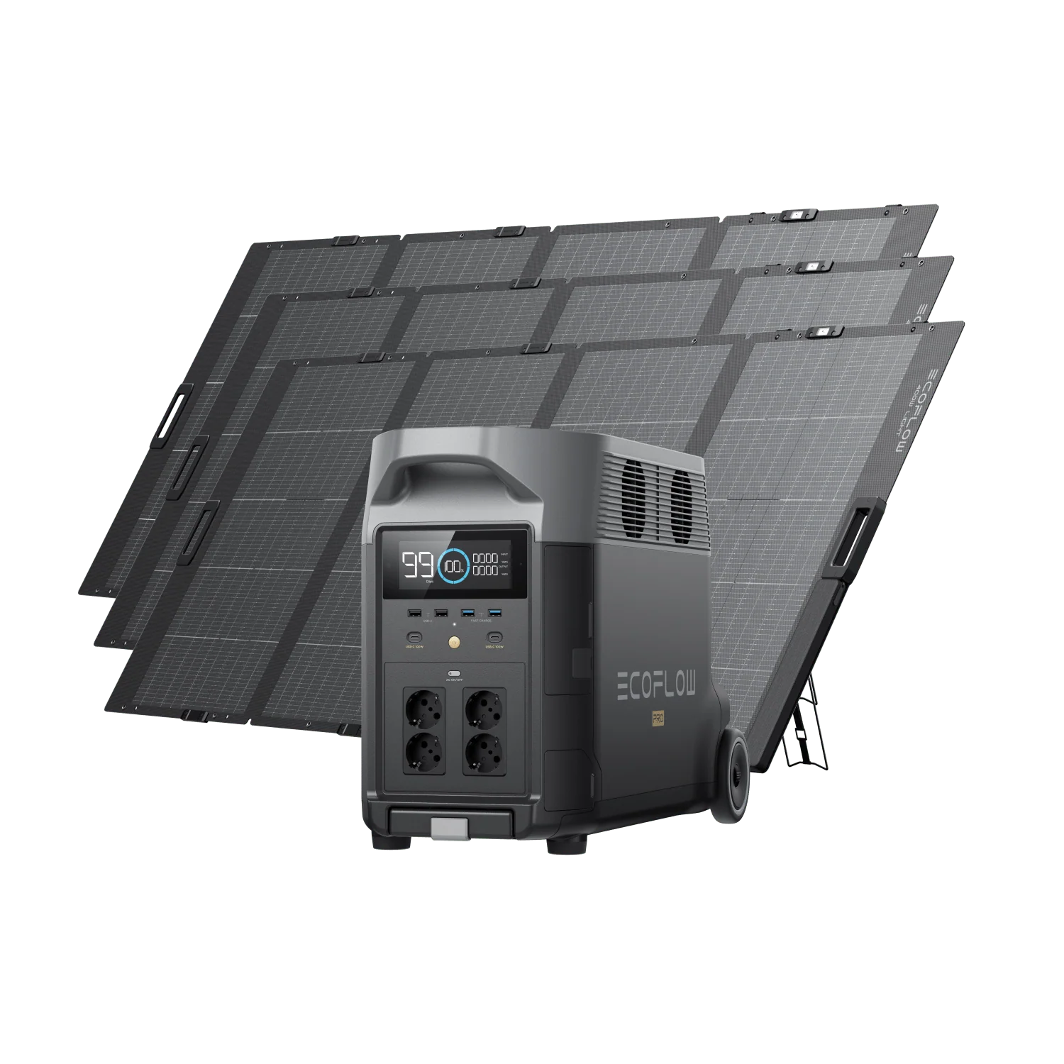 EcoFlow DELTA Pro Solargenerator (Tragbar PV400W) - Image 3