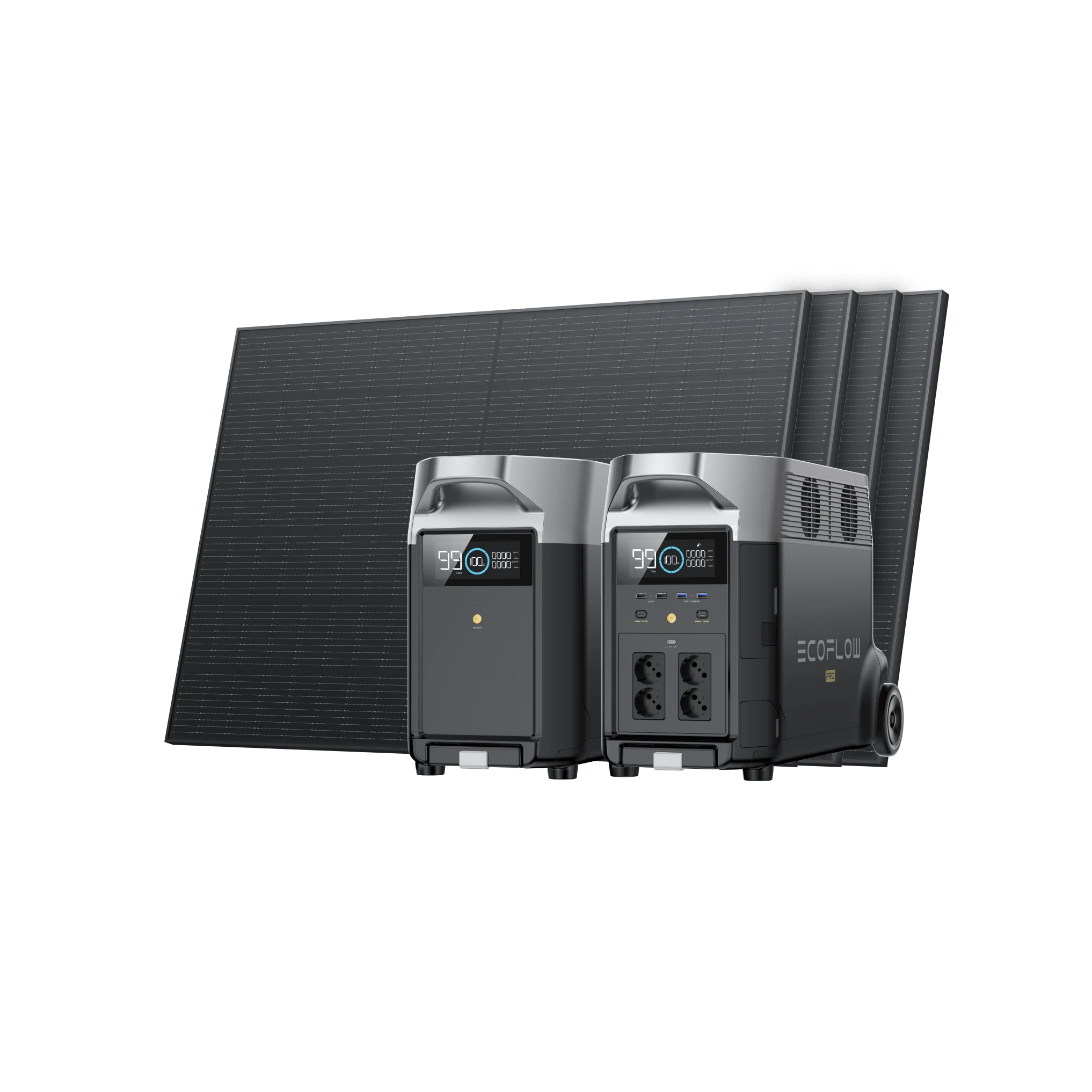 EcoFlow DELTA Pro Solargenerator (Starrer PV400W) - Image 4