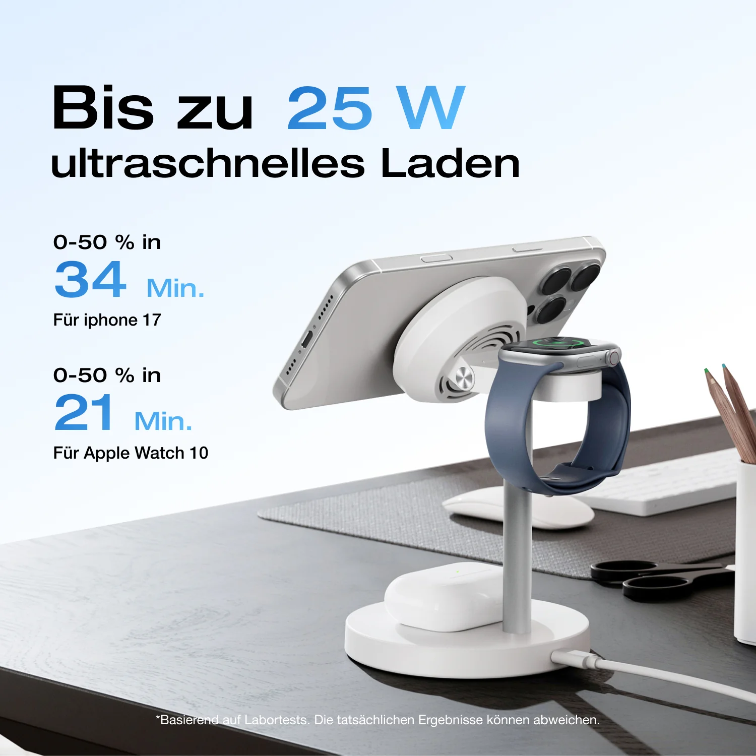 EcoFlow RAPID Mag Qi2 Wireless Charging Stand (3-in-1) - Image 7