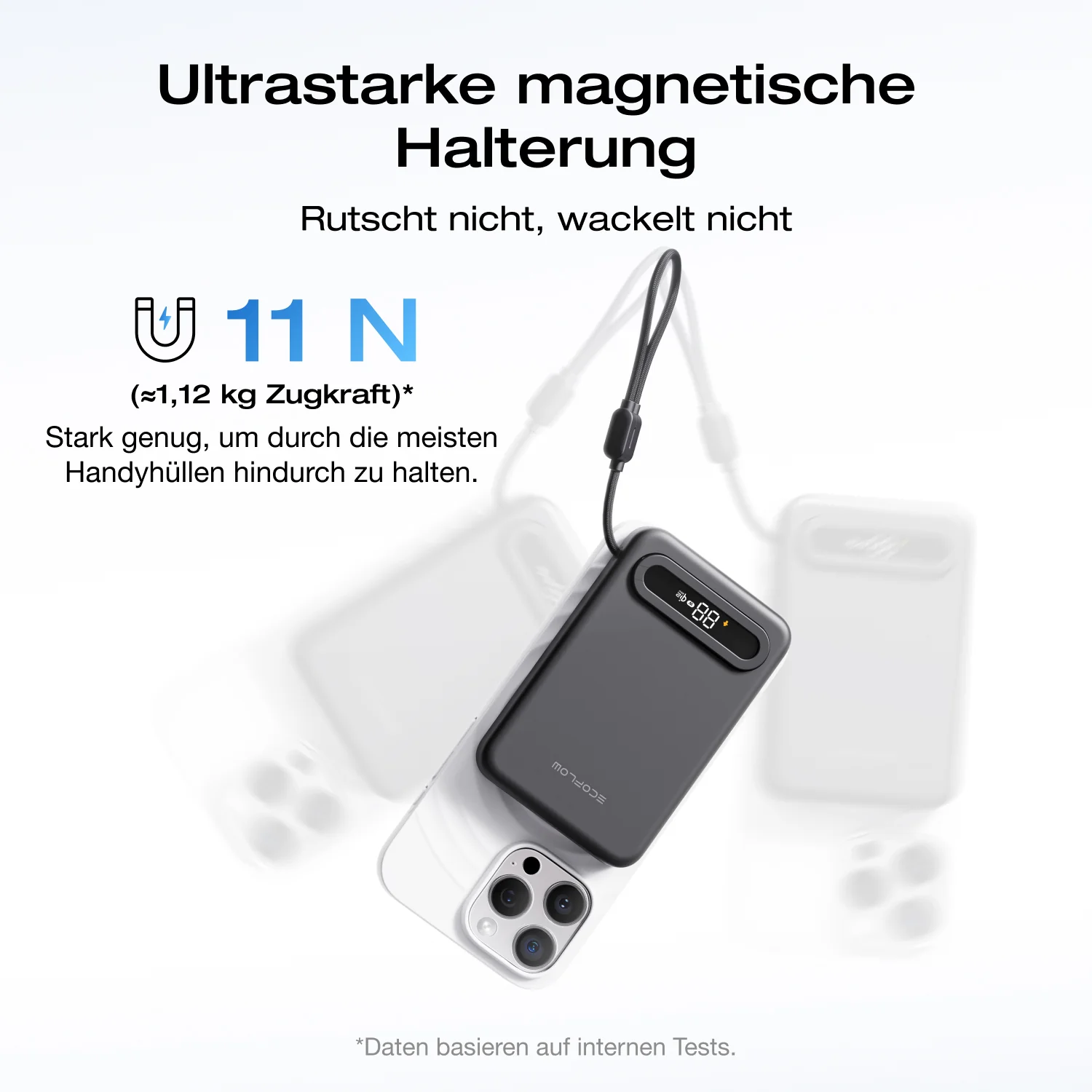 EcoFlow RAPID Mag Qi2.2 Powerbank (10.000 mAh, 25 W, integriertes USB-C Kabel) - Image 6