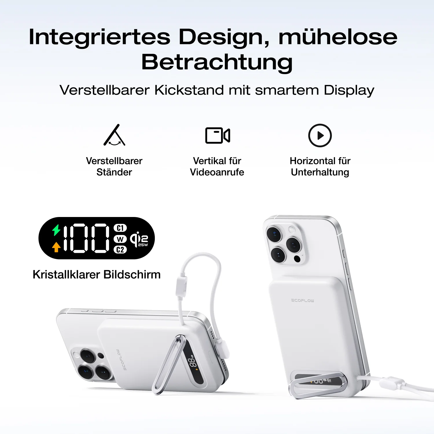 EcoFlow RAPID Mag Qi2.2 Powerbank (10.000 mAh, 25 W, integriertes USB-C Kabel) - Image 8
