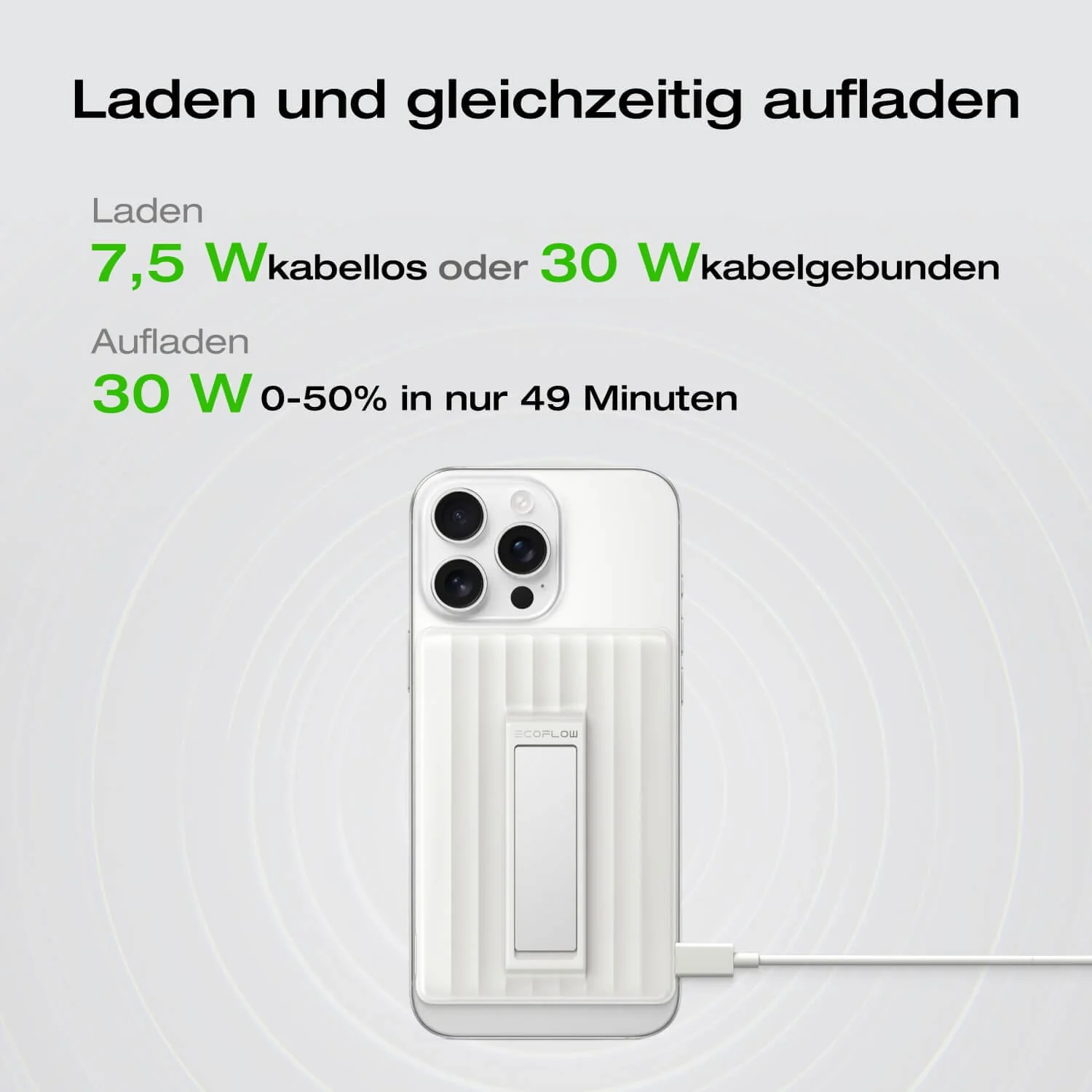 EcoFlow RAPID Mag Powerbank (10 000mAh, 7,5W, Magnetische Aufladung) - Image 9