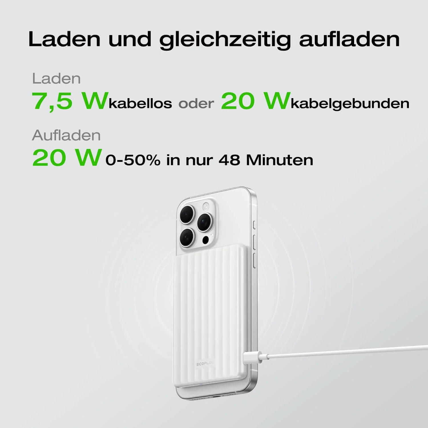 EcoFlow RAPID Mag Powerbank (5 000mAh, 7,5W, Magnetische Aufladung) - Image 10