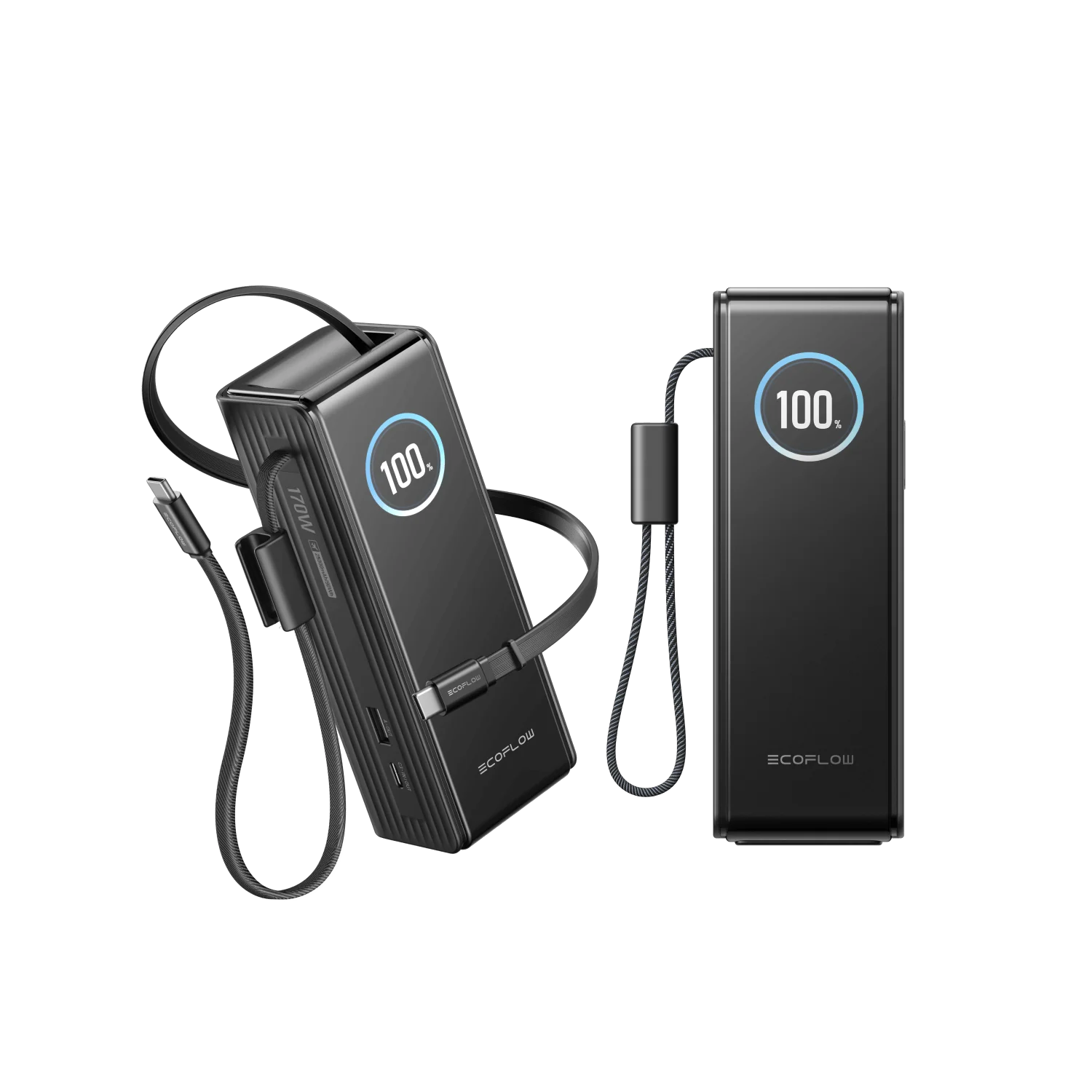 EcoFlow RAPID Powerbank (25 000 mAh, 170 W, Integriertes + Ausziehbares 100 W Kabel) - Image 3