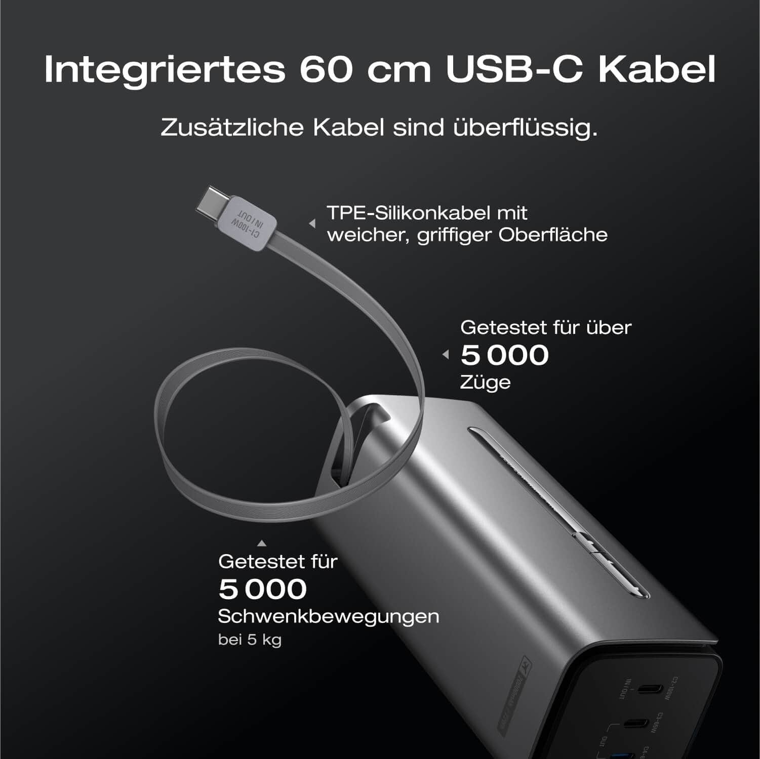 EcoFlow RAPID Pro Powerbank (20 000mAh, 230W, Integriertes 100W Kabel) - Image 7