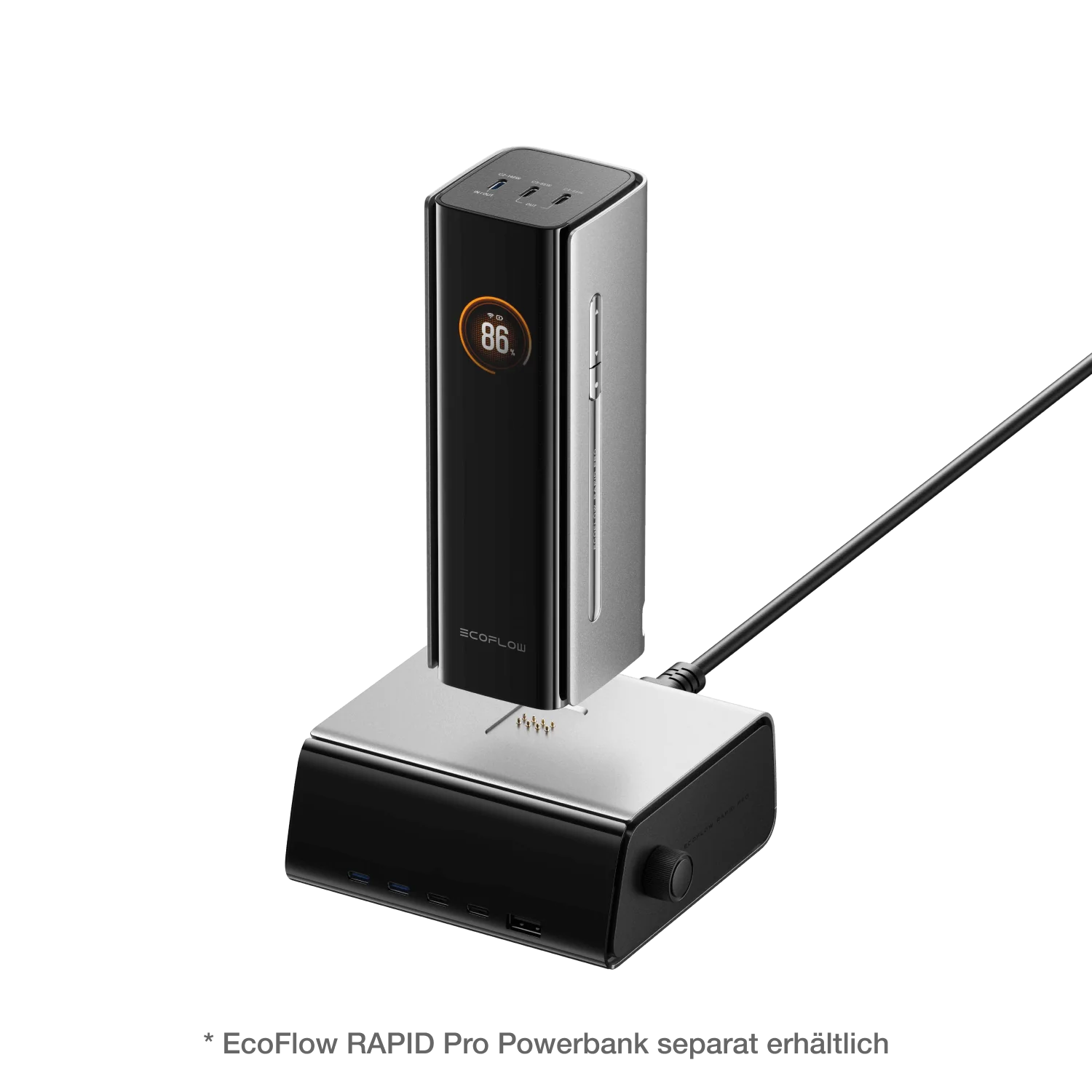 EcoFlow RAPID Pro Desktop-Ladegerät (320W, 5 Ports, GaN) - Image 4