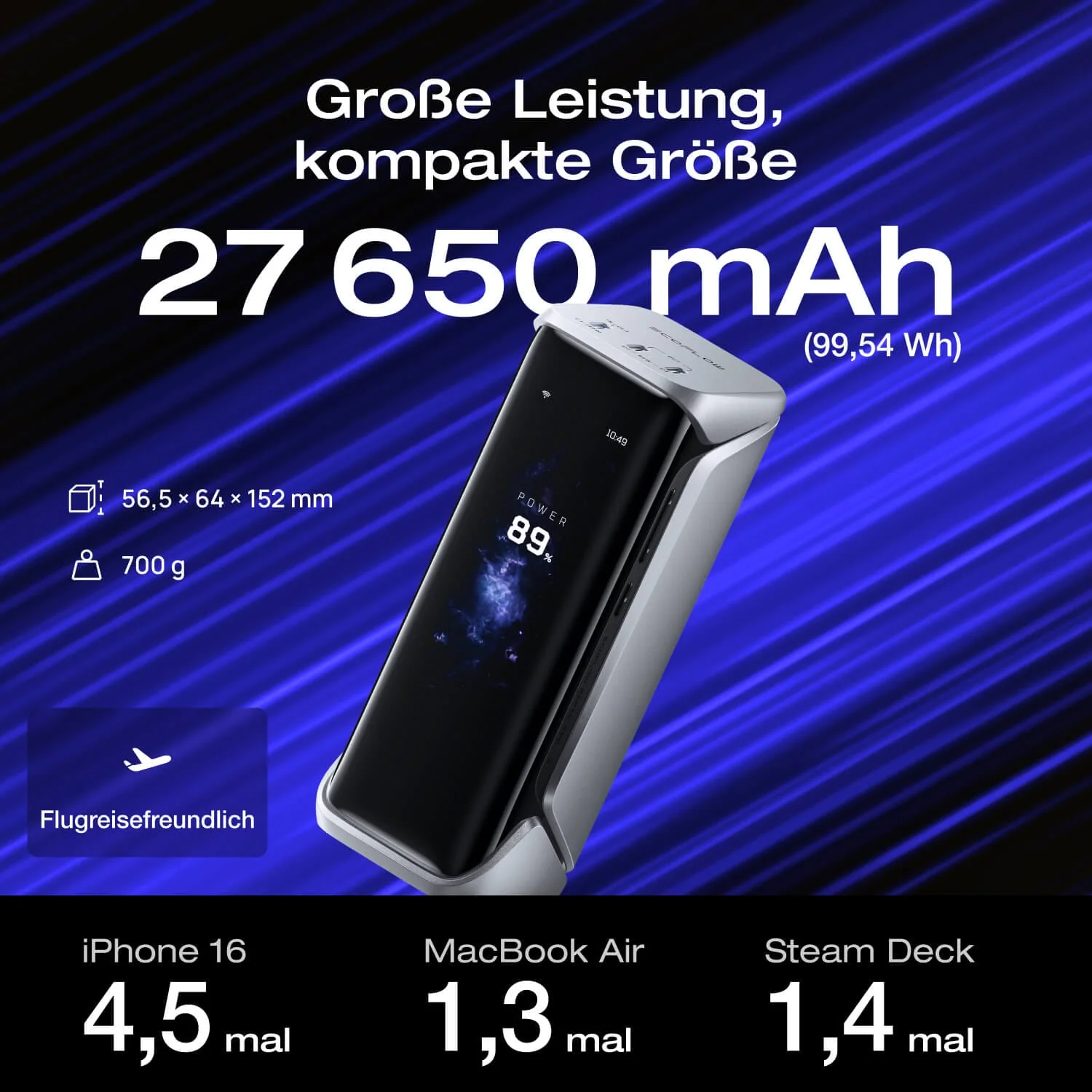 EcoFlow RAPID Pro X Powerbank (27 650mAh, 300 W) - Image 8