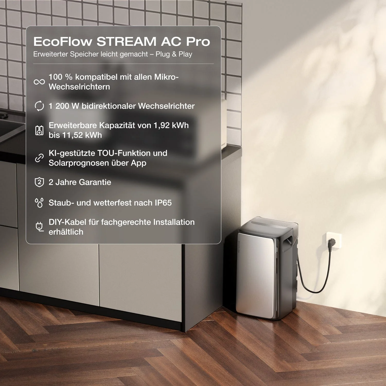EcoFlow STREAM Pro/Max Balkonkraftwerk mit Speicher(Generalüberholt) - Image 3