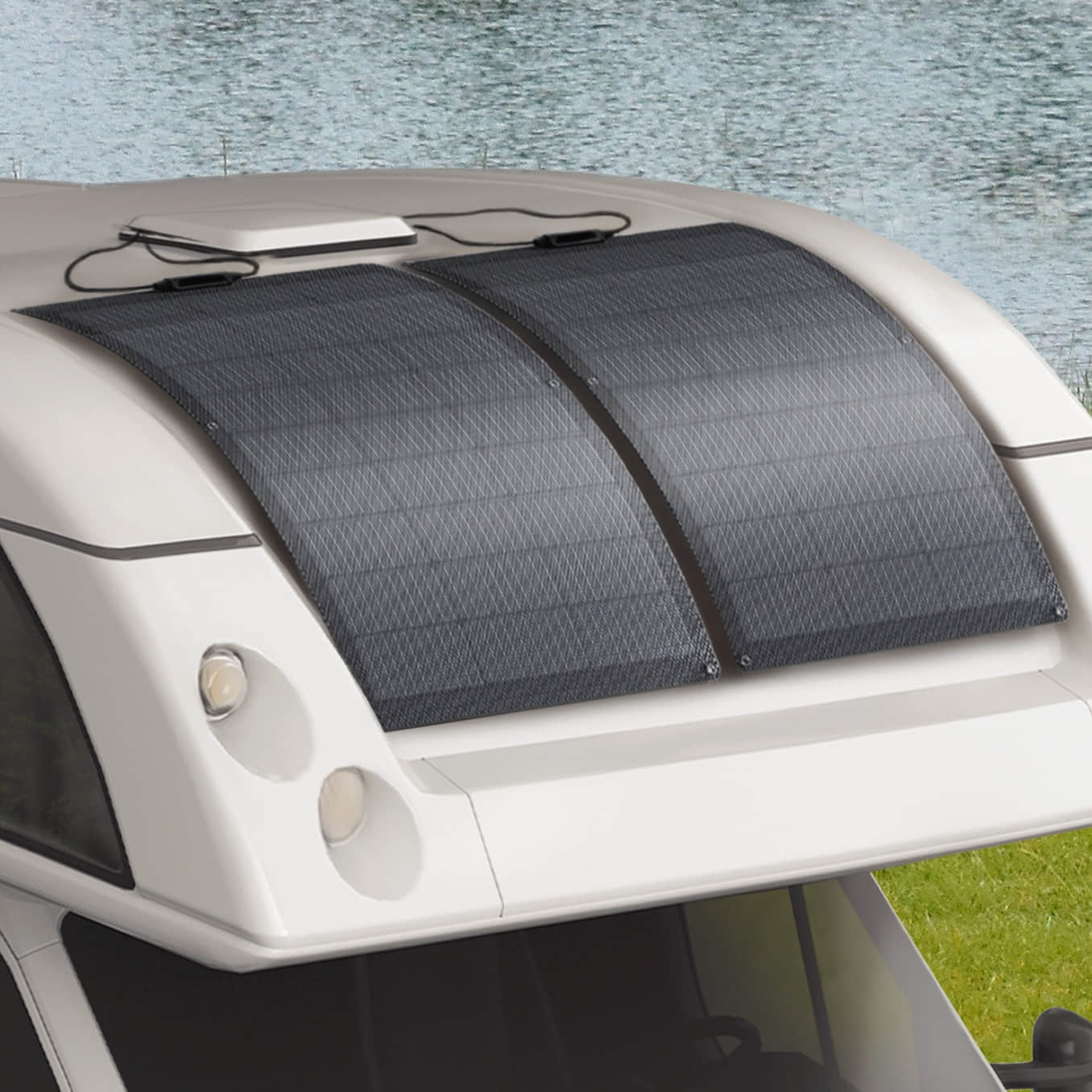 EcoFlow 100W Flexibles Solarpanel - Image 4